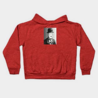 Charlie Chaplin Robot Kids Hoodie